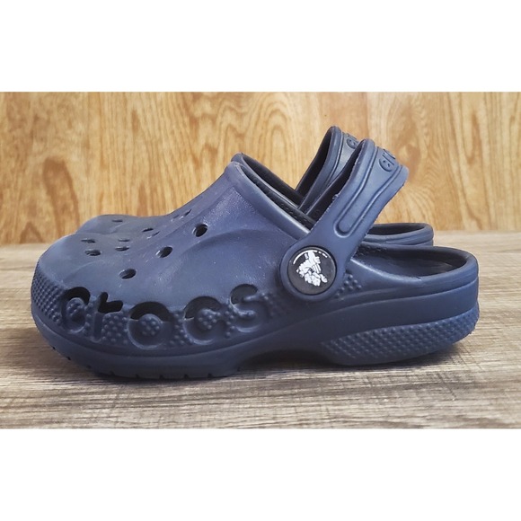 Crocs Baya Clog Shoes Toddler Size 8 Navy - Picture 3 of 11